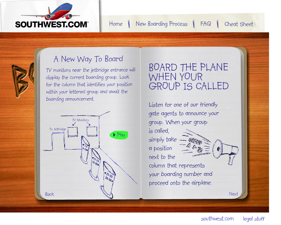 southwest airlines boarding pass group b