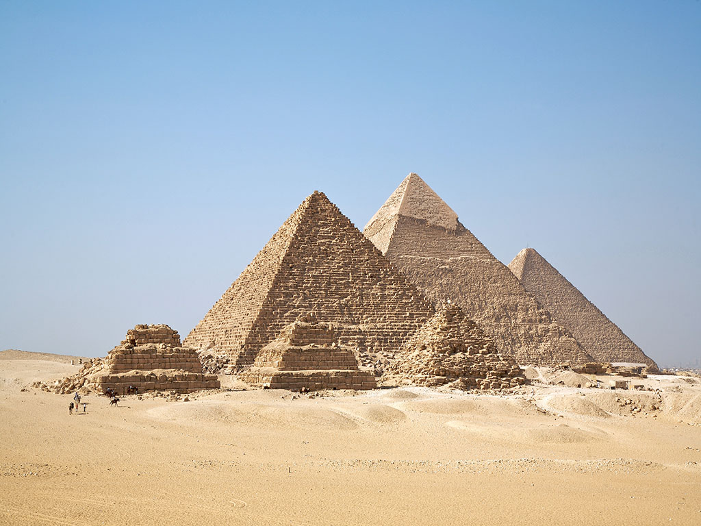 Todas las pirámides de Giza