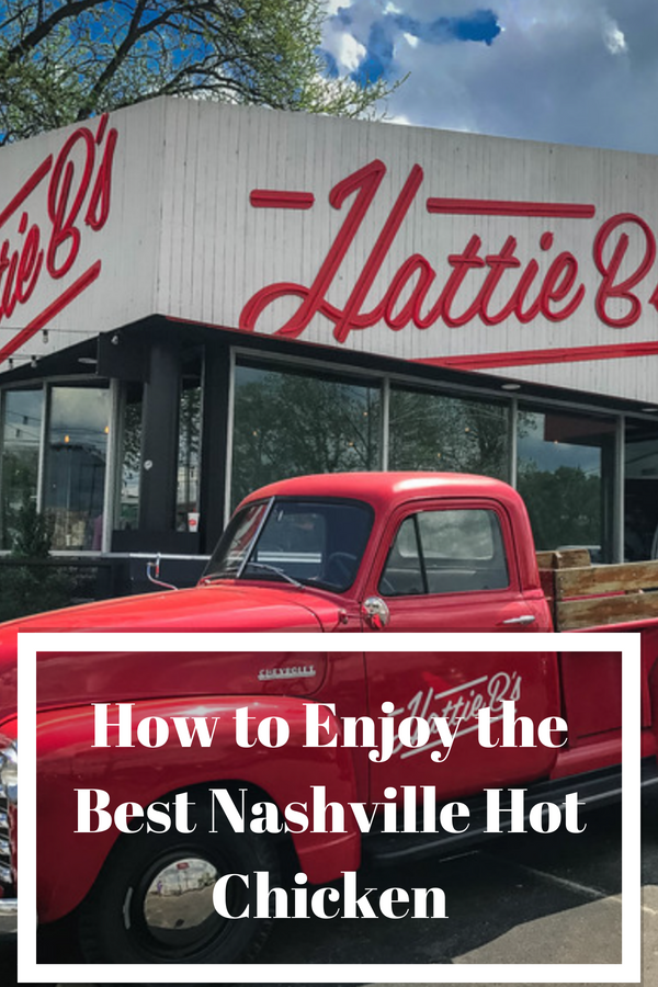 Ready to sample Hattie Bs Nashville Hot Chicken? That's right, head on over to Music City to enjoy the finest hot chicken in Tennessee. #nashville #visitmusiccity #hotchicken #hattiebs