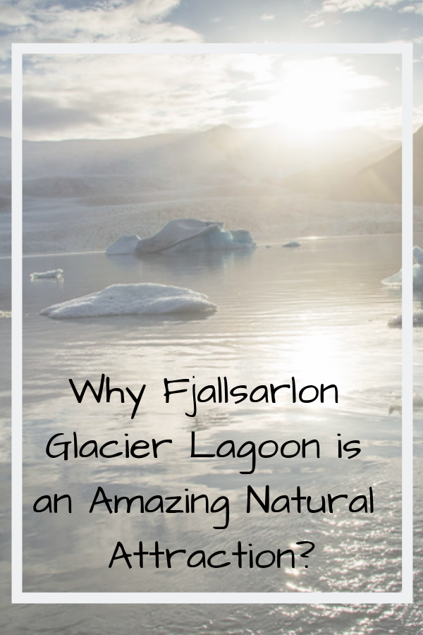 Jokulsarlon Glacier Lagoon is undoubtedly an attraction you won’t want to miss along with the infamous “ice beach” where you can find gorgeous remnants of glacial ice that float out into the ocean. But wait…there is more! In the shadow of Jokulsarlon is yet another breathtaking natural attraction – Fjallsarlon Glacier Lagoon! #FjallsarlonGlacier #Glacier #Iceland