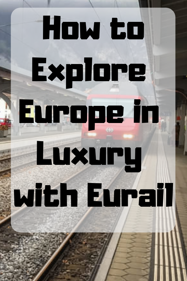 Traveling around Europe by train is one of those experiences that should really be on everyone’s bucket list. Check out how different luxury travel is on a train from our experience through Europe. #train #Eurail #luxury #FirstClass #TrainTravel