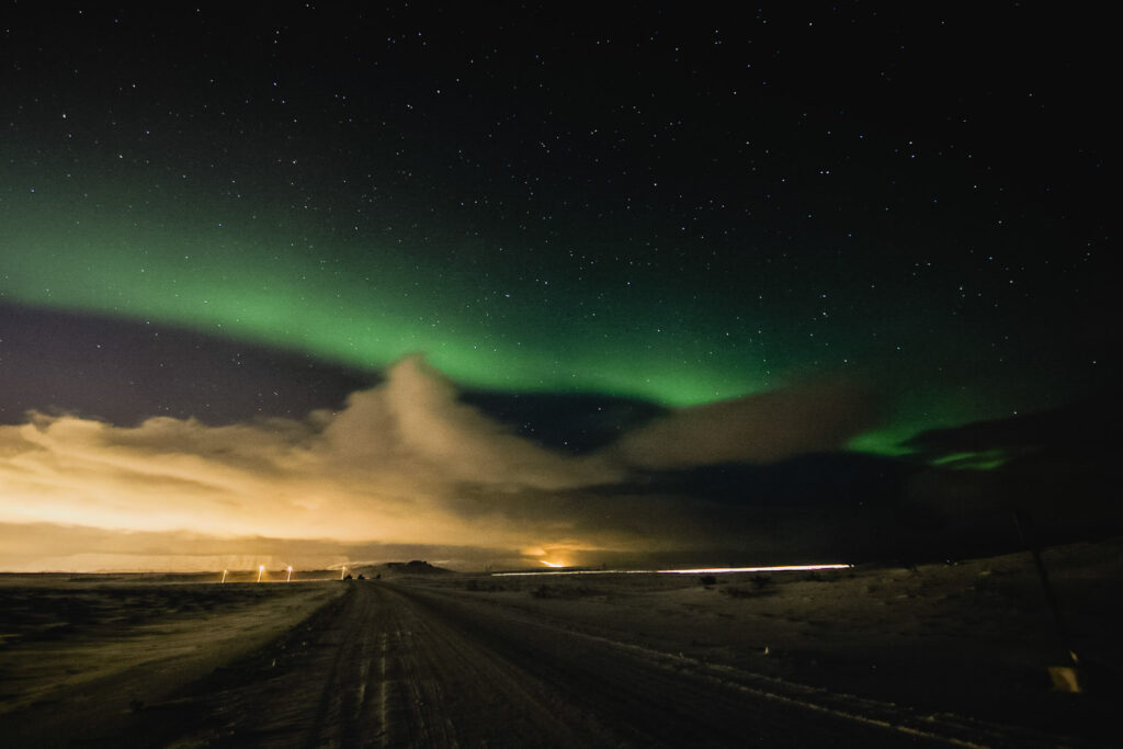 Luces del norte de Islandia