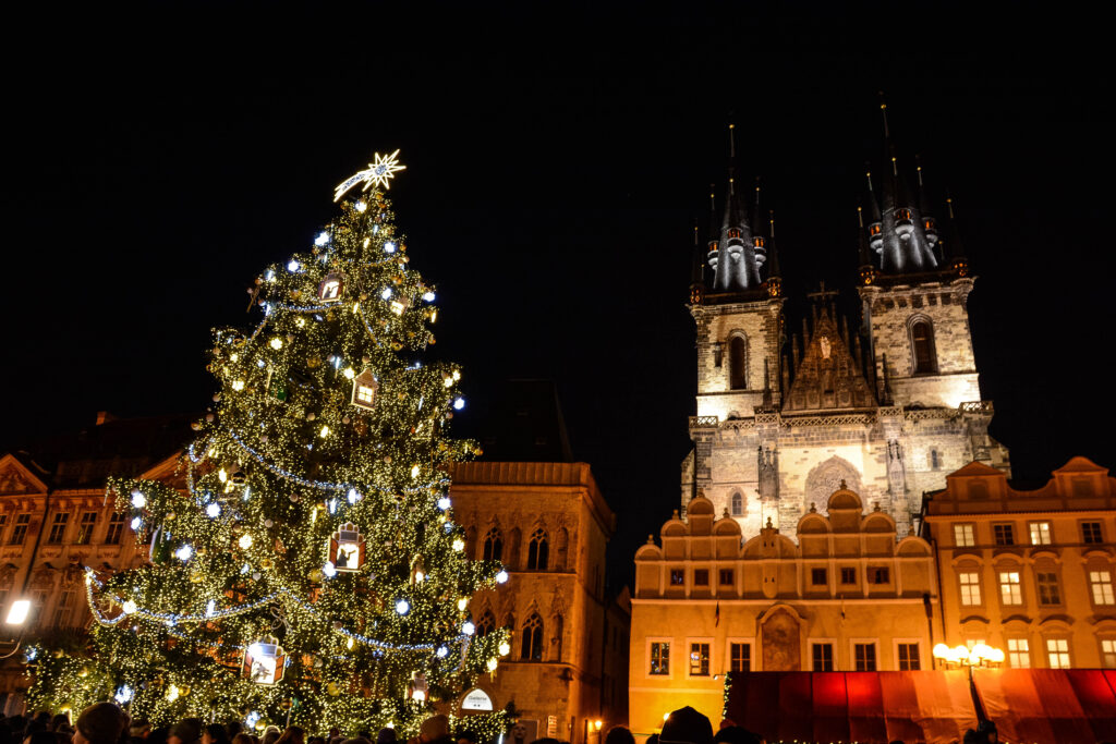 prague czech republic at christmas