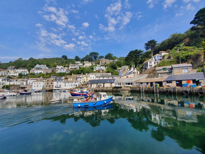 polperro harbor cornwall